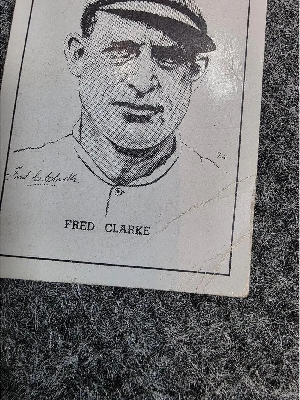 Fred Clarke 1950 Hall of Fame Baseball Card G.C. Callahan